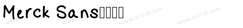 Merck Sans字体转换